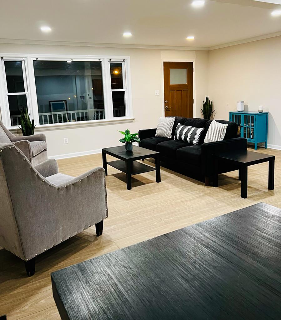 Front Unit living room, third angle